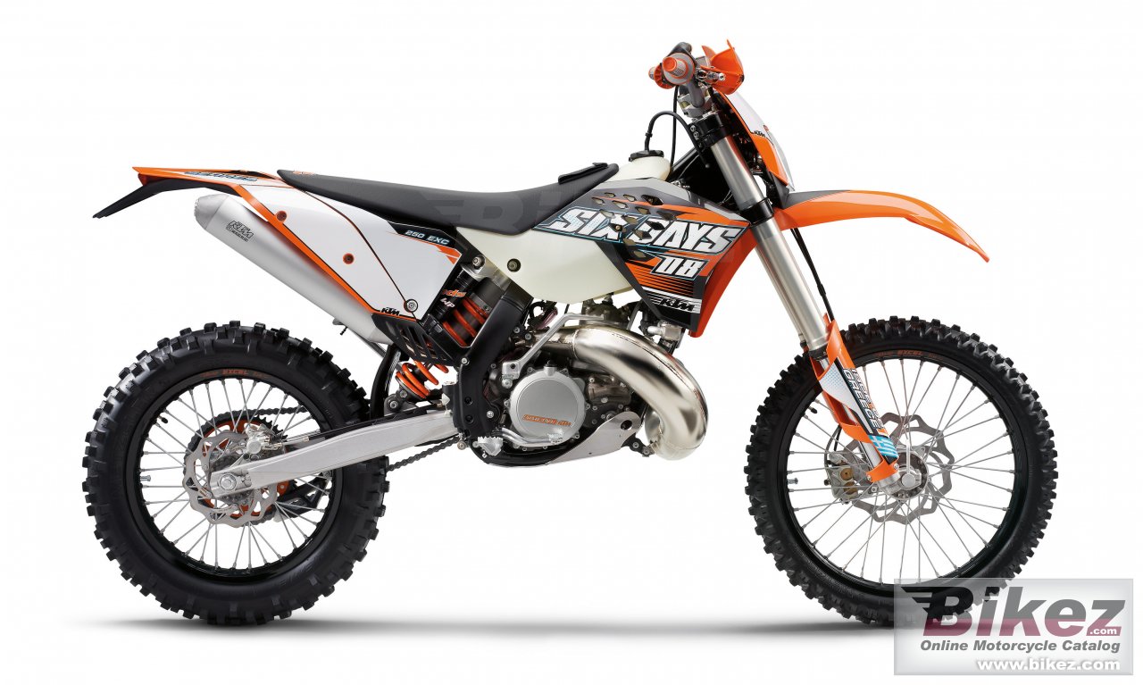 Big KTM 250 exc sixdays picture and wallpaper from Bikez.com